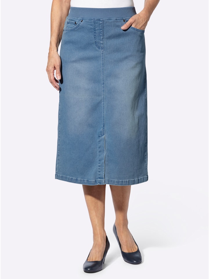 Юбка из денима синего цвета WITT WEIDEN
Юбка из денима синего цвета WITT WEIDEN