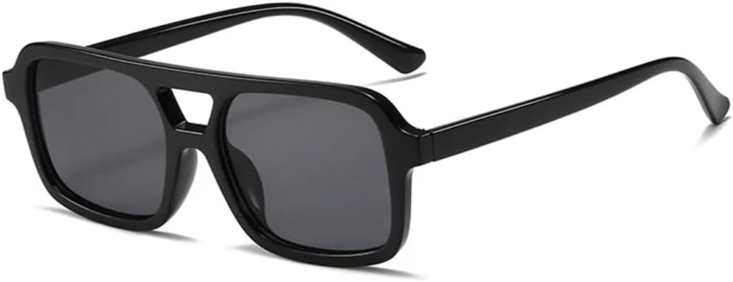 Модные солнцезащитные очки с двойной перемычкой для женщин, прозрачные линзы с градиентом цвета "океан", трендовые очки для мужчин с защитой от УФ-излучения UV400 UUPTTPL, Black Gray
Модные солнцезащитные очки с двойной перемычкой для женщин, прозрачные линзы с градиентом цвета "океан", трендовые очки для мужчин с защитой от УФ-излучения UV400 UUPTTPL, Black Gray