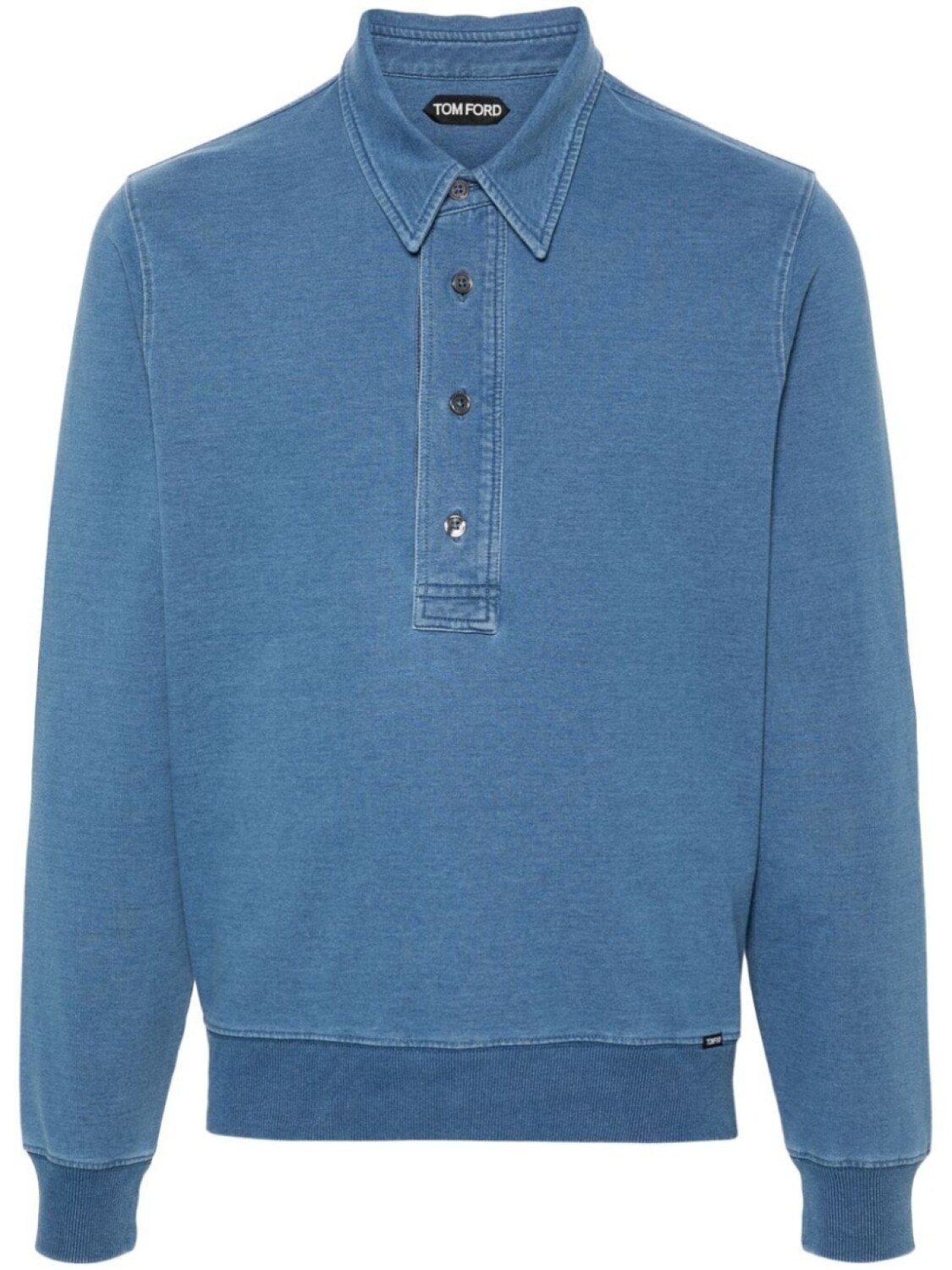 TOM FORD толстовка с воротником-поло из хлопковой смеси, синий
TOM FORD толстовка с воротником-поло из хлопковой смеси, синий