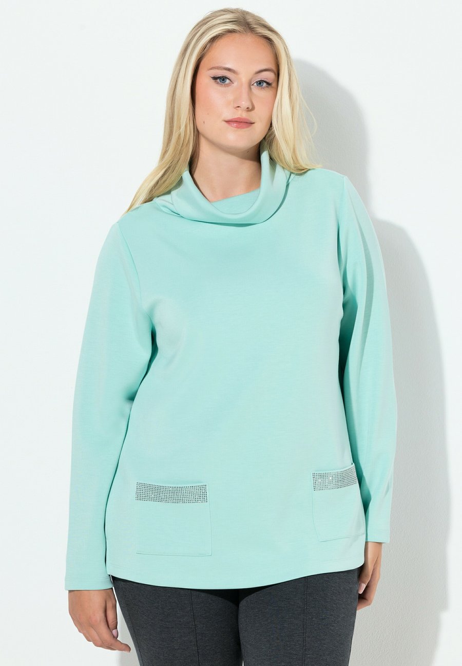 Толстовка Ulla Popken COWL NECK BEADED, Turquoise
Толстовка Ulla Popken COWL NECK BEADED, Turquoise