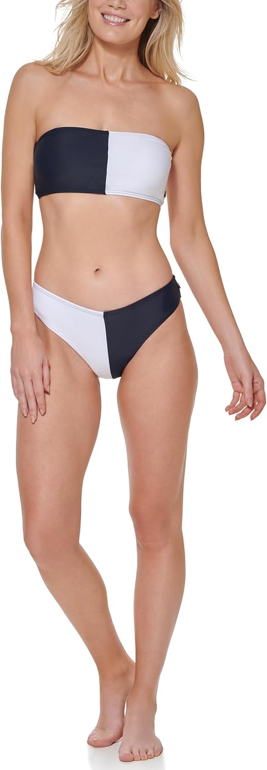 Женский бикини-топ Tommy Hilfiger с цветными блоками, полностью закрывающий тело, удобный, Sky Captain Multi
Женский бикини-топ Tommy Hilfiger с цветными блоками, полностью закрывающий тело, удобный, Sky Captain Multi