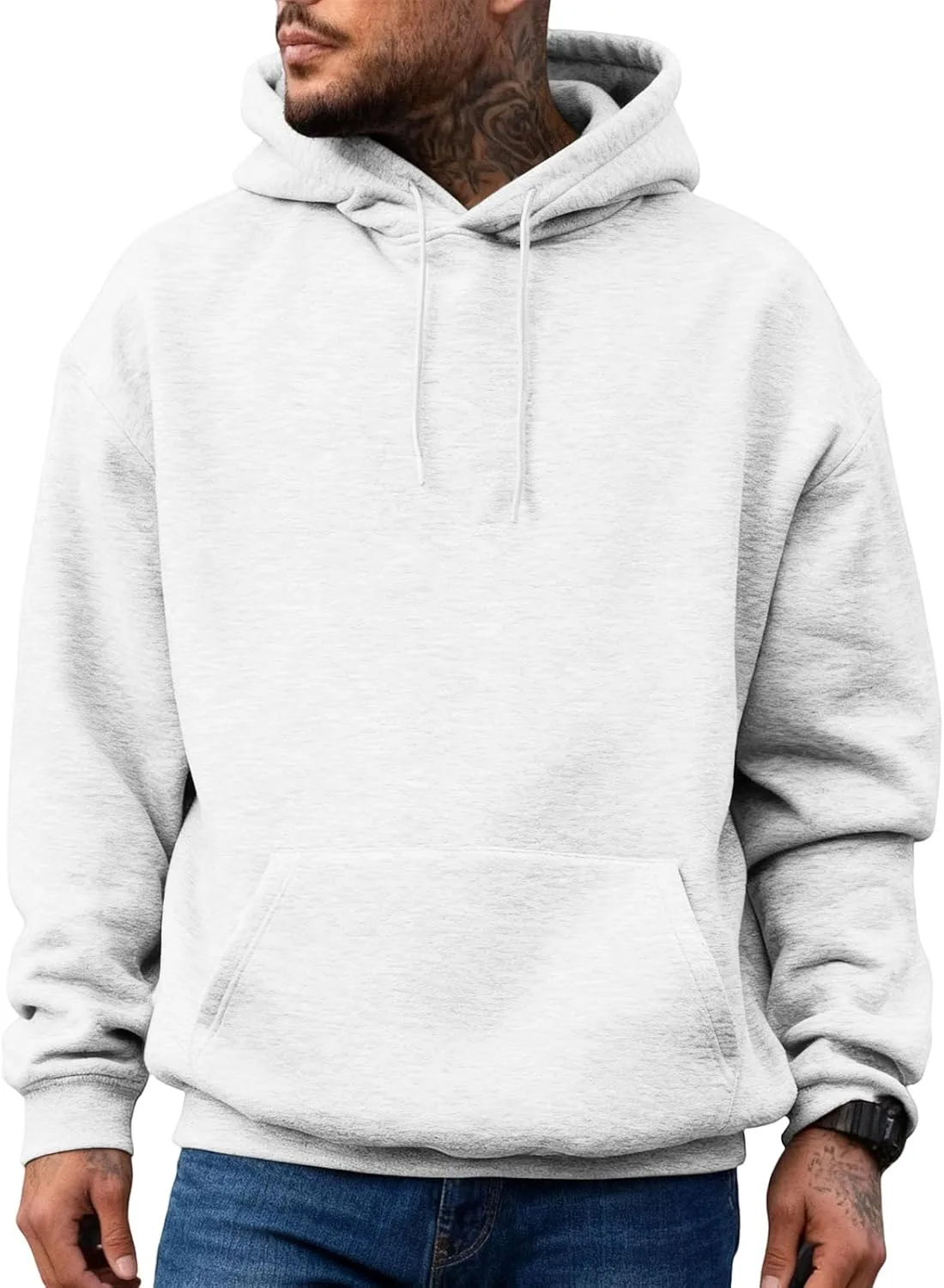 Мужской худи с капюшоном, карманом и свободным кроем WHHFOOH
Мужской худи с капюшоном, карманом и свободным кроем WHHFOOH