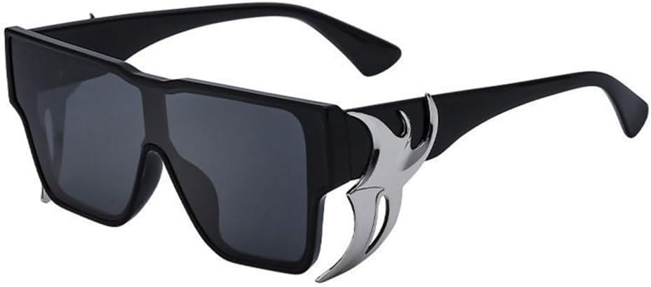 Модные солнцезащитные очки в стиле панк большого размера, роскошные солнцезащитные очки в крупной оправе для мужчин и женщин, трендовые цельные очки с защитой от УФ-излучения UV400 TYUVIVO, C1 Black Gray
Модные солнцезащитные очки в стиле панк большого размера, роскошные солнцезащитные очки в крупной оправе для мужчин и женщин, трендовые цельные очки с защитой от УФ-излучения UV400 TYUVIVO, C1 Black Gray