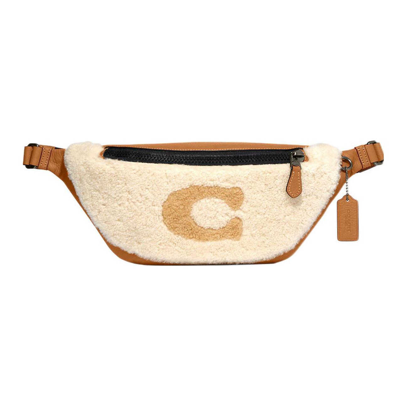 COACH Warren Shearling и Refined Pebbled Leather поясная сумка, Fanny Pack Large Women's White & Brown
COACH Warren Shearling и Refined Pebbled Leather поясная сумка, Fanny Pack Large Women's White & Brown