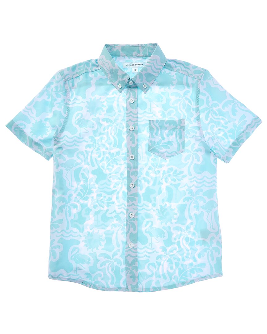 Винтажная летняя рубашка на пуговицах VINTAGE SUMMER, зеленый
Винтажная летняя рубашка на пуговицах VINTAGE SUMMER, зеленый