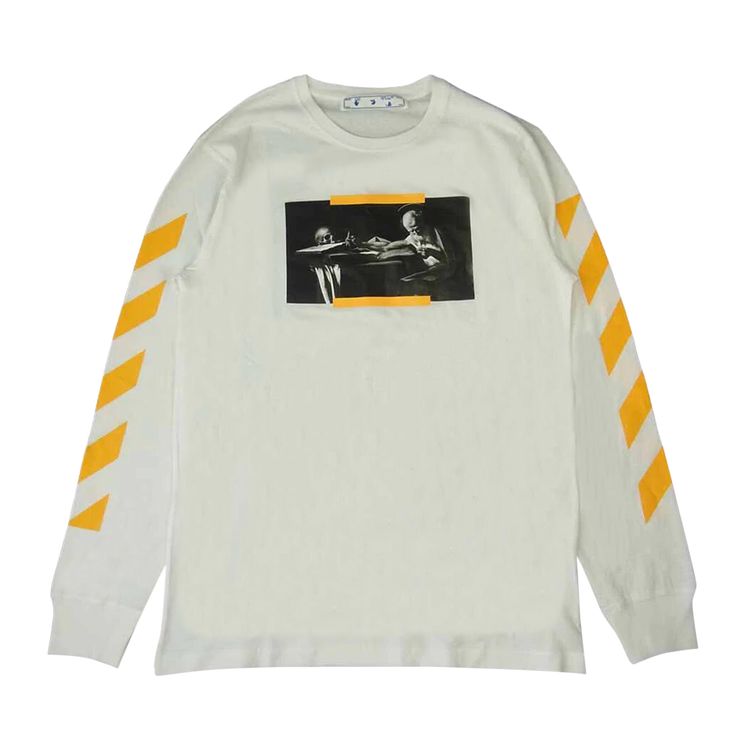 Футболка Off-White Caravaggio Painting Print Long-Sleeve Tee 'White/Yellow', белый
Футболка Off-White Caravaggio Painting Print Long-Sleeve Tee 'White/Yellow', белый