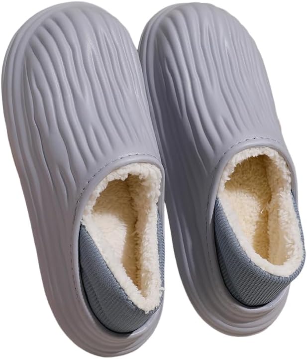 Классические сабо с меховой подкладкой, водонепроницаемые зимние пушистые тапочки для женщин и мужчин для дома и улицы Hhhchpm, серый
Классические сабо с меховой подкладкой, водонепроницаемые зимние пушистые тапочки для женщин и мужчин для дома и улицы Hhhchpm, серый