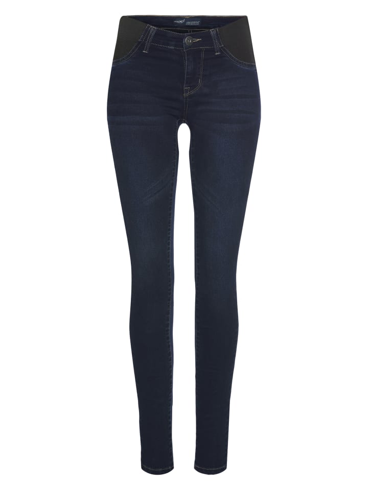 Джинсы скинни темно-синего цвета ARIZONA
Джинсы скинни темно-синего цвета ARIZONA