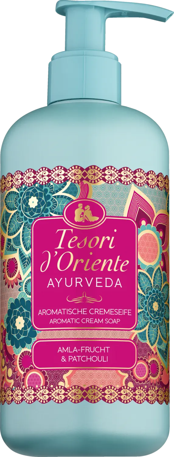 Жидкое мыло Tesori d'Oriente Ayurveda Cremeseife mit Amla-Frucht & Patchouli
Жидкое мыло Tesori d'Oriente Ayurveda Cremeseife mit Amla-Frucht & Patchouli