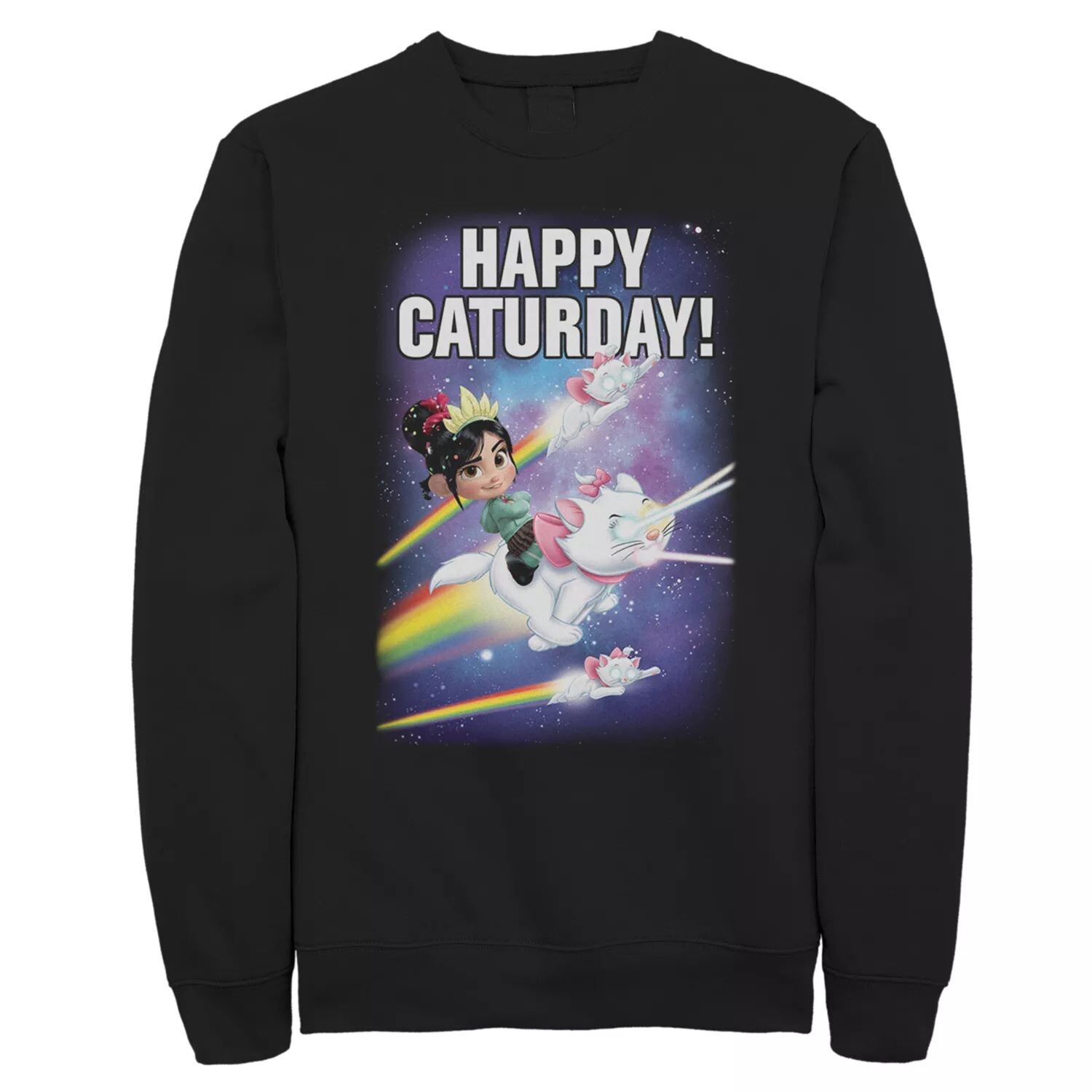 Флисовая футболка Disney Wreck It Ralph 2 для юниоров Happy Caturday Stars Crew Disney
Флисовая футболка Disney Wreck It Ralph 2 для юниоров Happy Caturday Stars Crew Disney