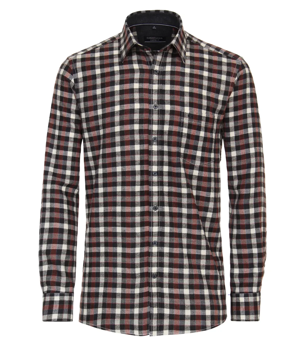 Рубашка CASAMODA с длинными рукавами "Повседневная рубашка CASAMODA в клетку", коричневый
Рубашка CASAMODA с длинными рукавами "Повседневная рубашка CASAMODA в клетку", коричневый