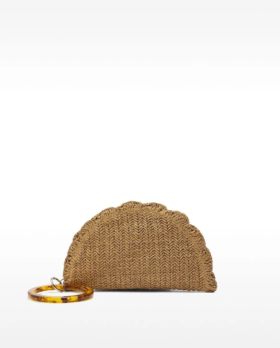 Овальный многофункциональный вечерний клатч из эффекта рафии с гладкой молнией Parfois, коричневый
Овальный многофункциональный вечерний клатч из эффекта рафии с гладкой молнией Parfois, коричневый