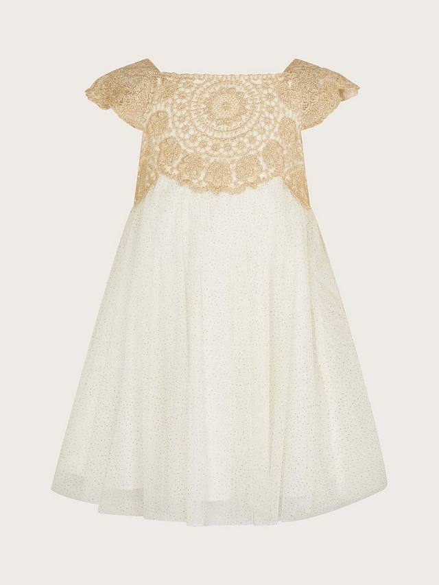 Детское платье эстеллы с цветочной вышивкой Monsoon, золотой
Детское платье эстеллы с цветочной вышивкой Monsoon, золотой