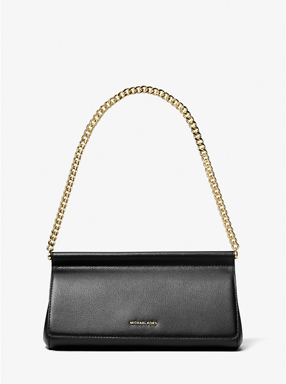 Кошелёк из шагреневой кожи карминового цвета среднего размера Michael Kors, черный
Кошелёк из шагреневой кожи карминового цвета среднего размера Michael Kors, черный