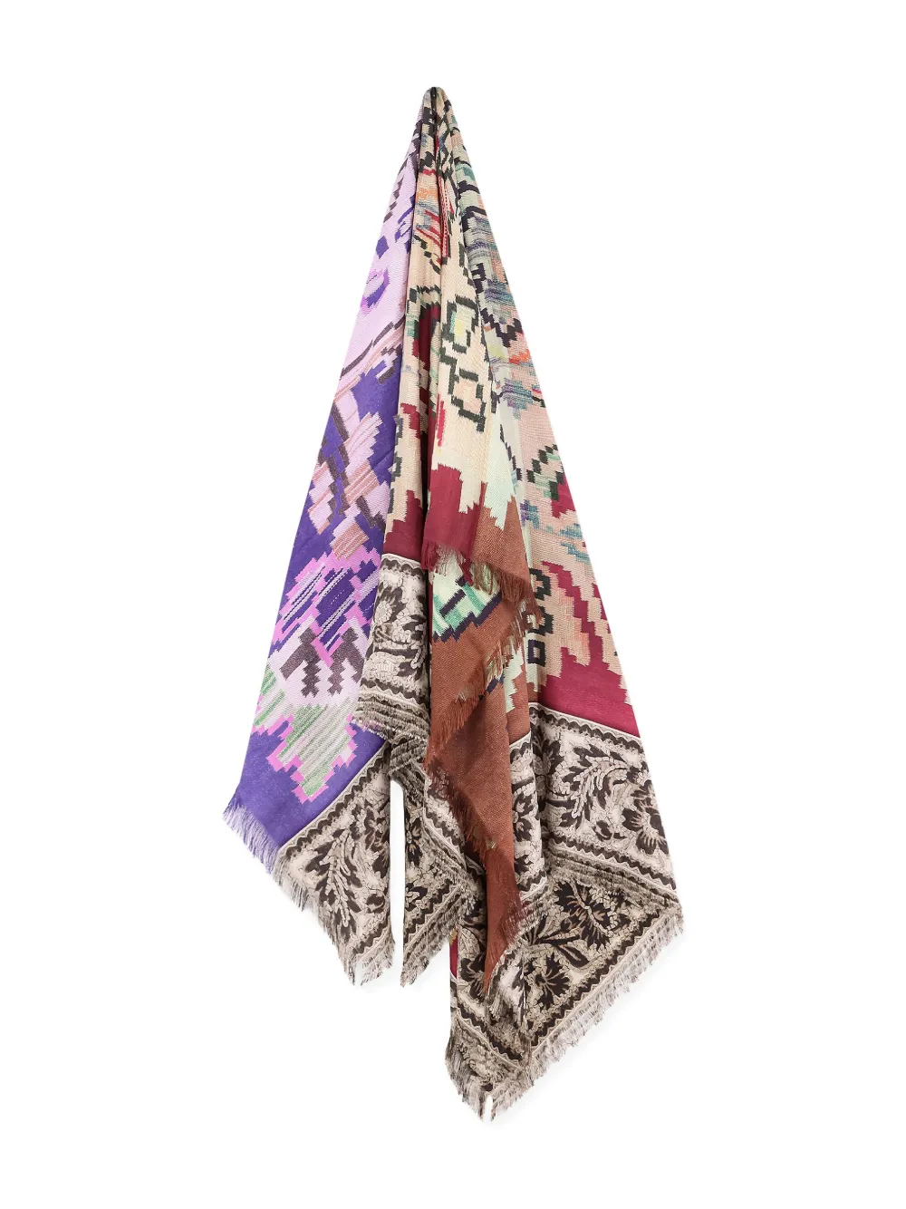 Шарф с принтом и необработанными краями Pierre-Louis Mascia, коричневый
Шарф с принтом и необработанными краями Pierre-Louis Mascia, коричневый