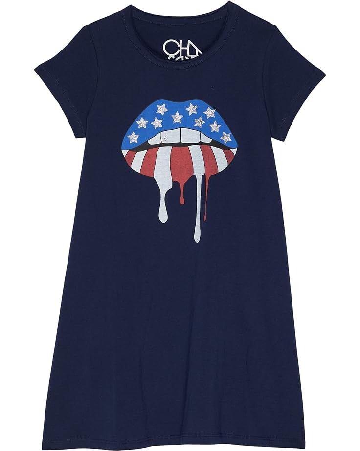 Платье Chaser Patriot Lips Cotton Jersey Short Sleeve Shirtdress, цвет Avalon
Платье Chaser Patriot Lips Cotton Jersey Short Sleeve Shirtdress, цвет Avalon