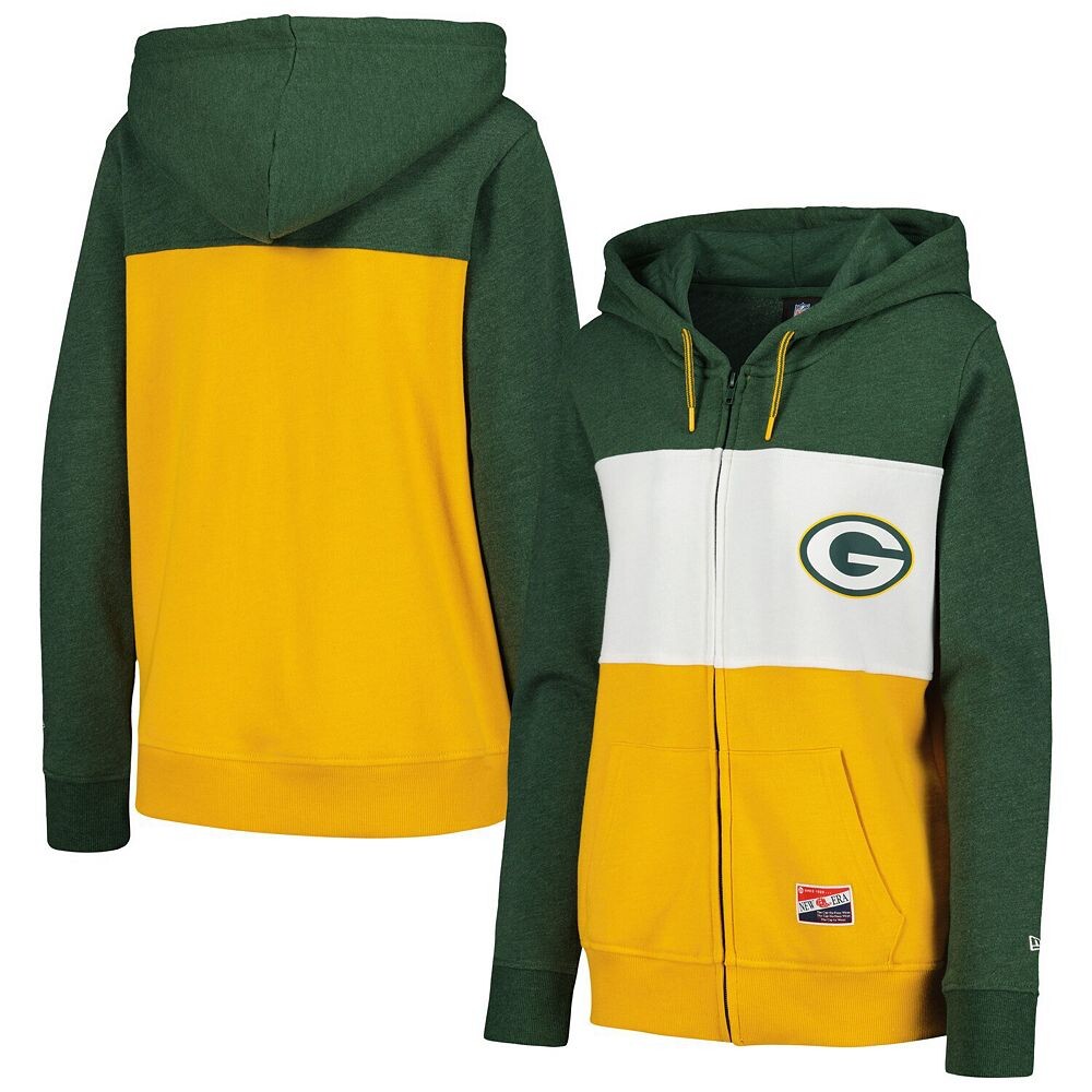 Женская толстовка с молнией во всю длину New Era Green Green Bay Packers с цветными блоками, цвет Pkr Green
Женская толстовка с молнией во всю длину New Era Green Green Bay Packers с цветными блоками, цвет Pkr Green