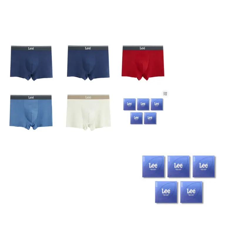 Lee Подарочный набор мужского белья 5 пар
Lee Подарочный набор мужского белья 5 пар