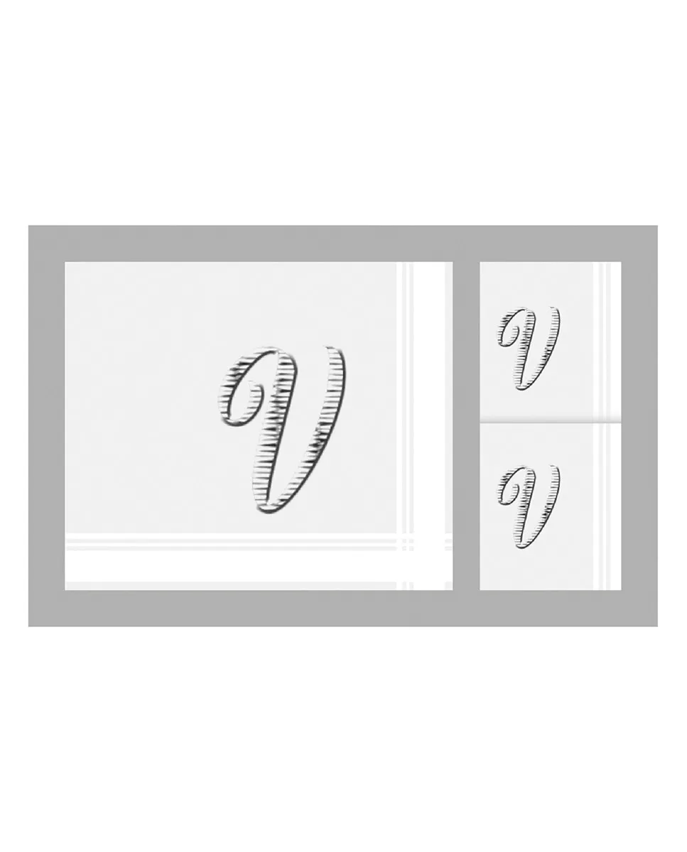 Футляр из 3 мужских хлопковых носовых платков с инициалами Guasch
Футляр из 3 мужских хлопковых носовых платков с инициалами Guasch