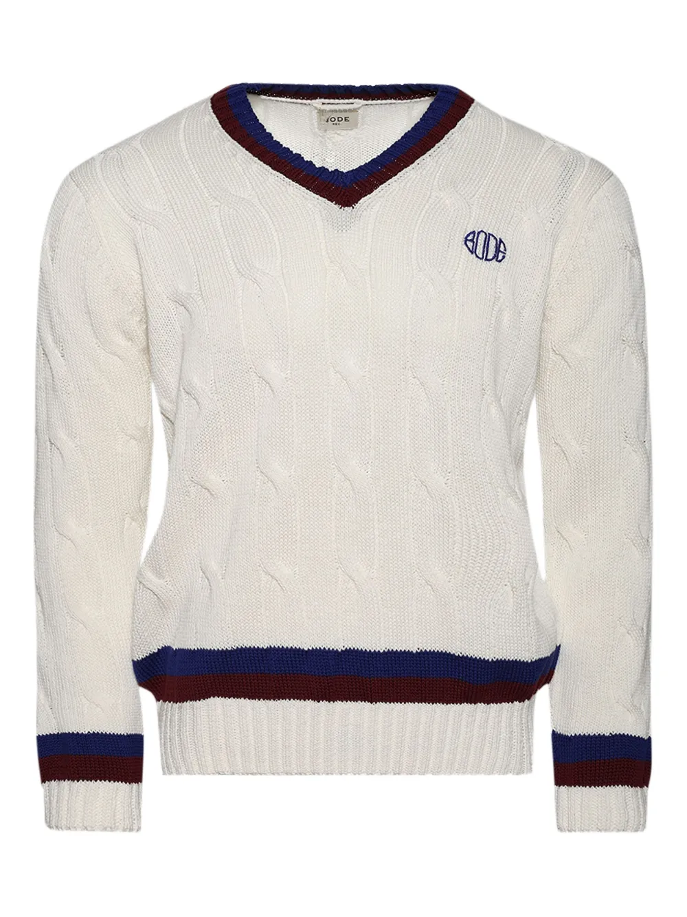 Свитер Tennis BODE, белый 
Свитер Tennis BODE, белый