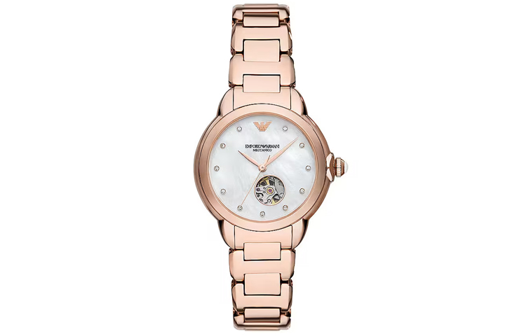 Наручные часы с автоматическим механическим механизмом, нержавеющий браслет, 34 мм, белый циферблат, женские часы EMPORIO ARMANI
Наручные часы с автоматическим механическим механизмом, нержавеющий браслет, 34 мм, белый циферблат, женские часы EMPORIO ARMANI