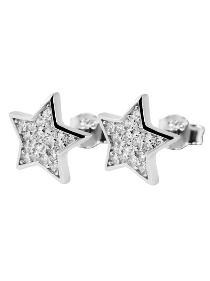 Adeliás Детские серьги-гвоздики в форме звезды из серебра 925 пробы с кубическим цирконием в серебряной оправе
Adeliás Детские серьги-гвоздики в форме звезды из серебра 925 пробы с кубическим цирконием в серебряной оправе