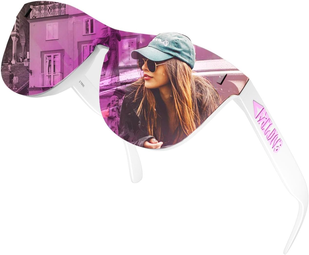 Солнцезащитные очки ROCKNIGHT Driving Fashion HD с поляризацией, защитой от УФ-излучения UV400 и антибликовым покрытием, оправой TR90, легкие, для пляжа и походов, White Frame/Pink Lens
Солнцезащитные очки ROCKNIGHT Driving Fashion HD с поляризацией, защитой от УФ-излучения UV400 и антибликовым покрытием, оправой TR90, легкие, для пляжа и походов, White Frame/Pink Lens