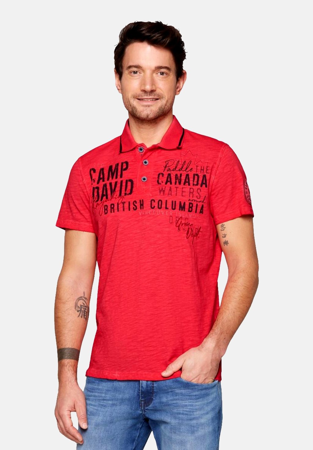 Рубашка поло KURZARM Camp David, красный
Рубашка поло KURZARM Camp David, красный