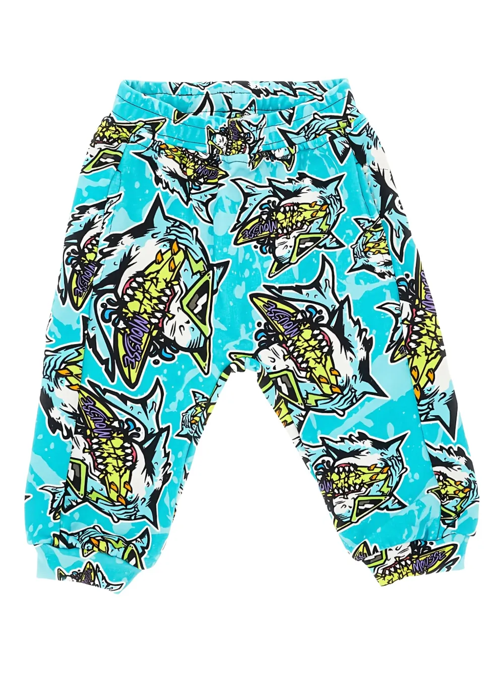 Спортивные брюки с акульим принтом mousse dans la bouche, синий
Спортивные брюки с акульим принтом mousse dans la bouche, синий