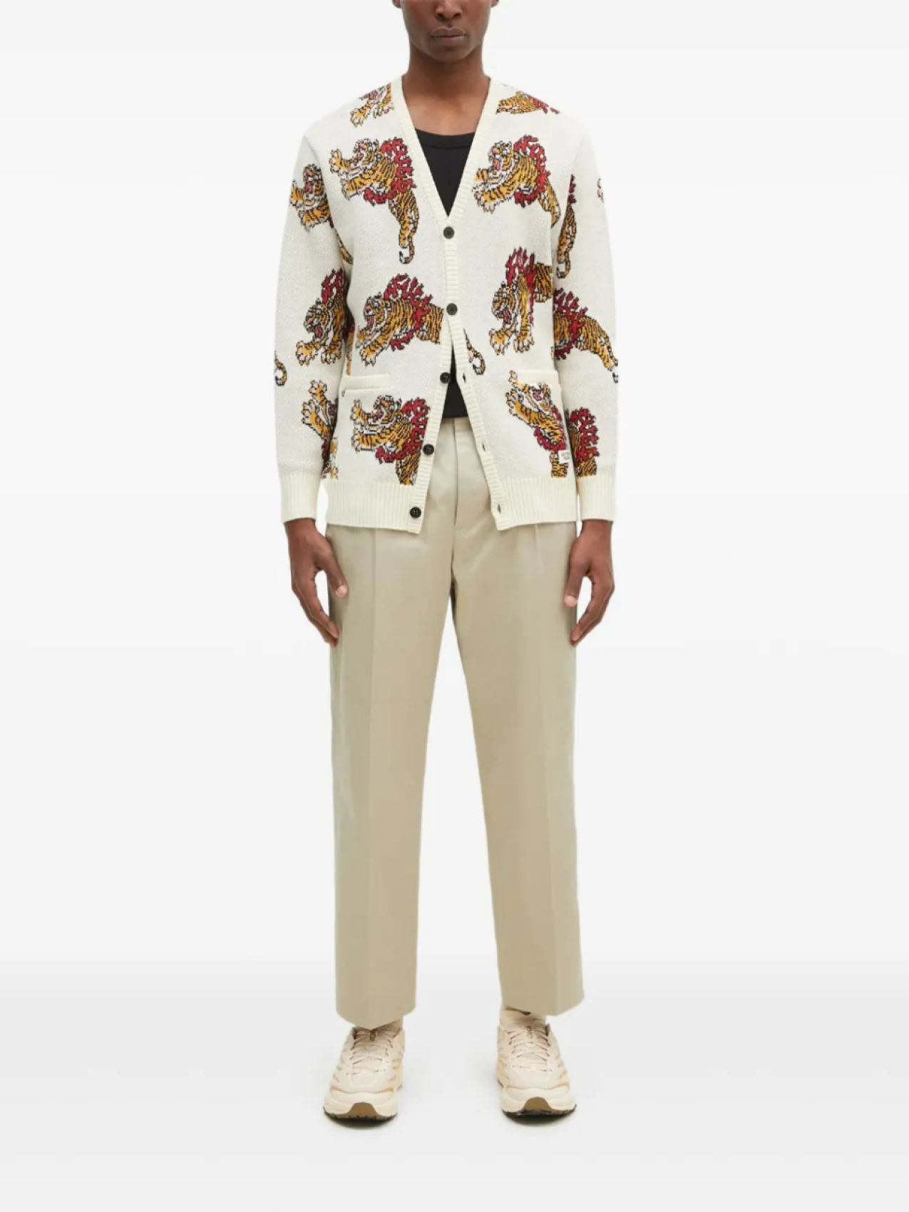 WACKO MARIA брюки со складками, нейтральный
WACKO MARIA брюки со складками, нейтральный