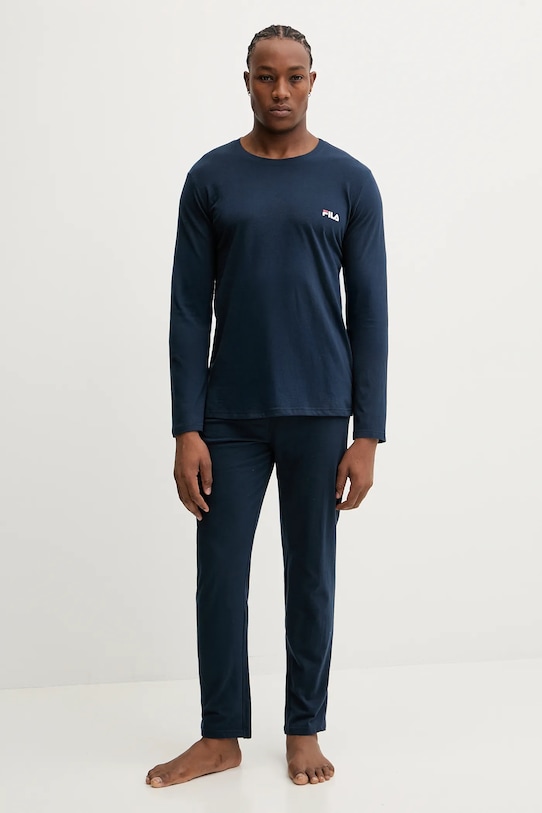 Хлопковая пижама Fila, темно-синий
Хлопковая пижама Fila, темно-синий