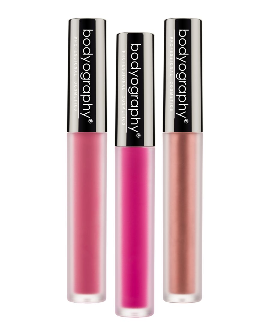 Набор из трех жидких помад Lip Lava Bodyography, розовый
Набор из трех жидких помад Lip Lava Bodyography, розовый