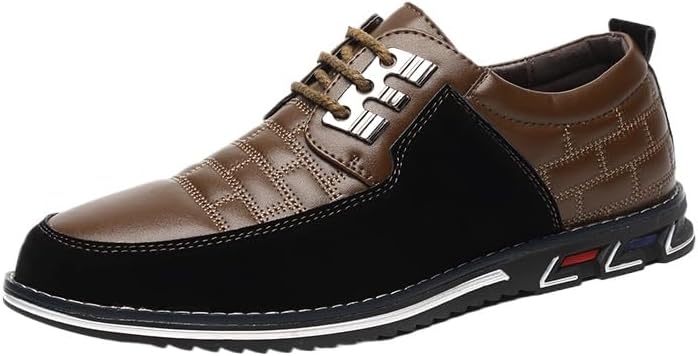 Мужская обувь из искусственной кожи, противоскользящие и износостойкие слипоны для офиса и деловой обстановки Fmshi, Lace Up Browm
Мужская обувь из искусственной кожи, противоскользящие и износостойкие слипоны для офиса и деловой обстановки Fmshi, Lace Up Browm