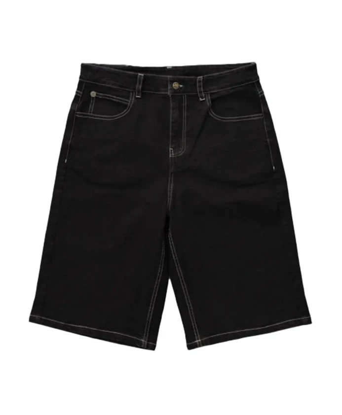 Джинсовые шорты с контрастной строчкой Goodies Sportive, черный
Джинсовые шорты с контрастной строчкой Goodies Sportive, черный