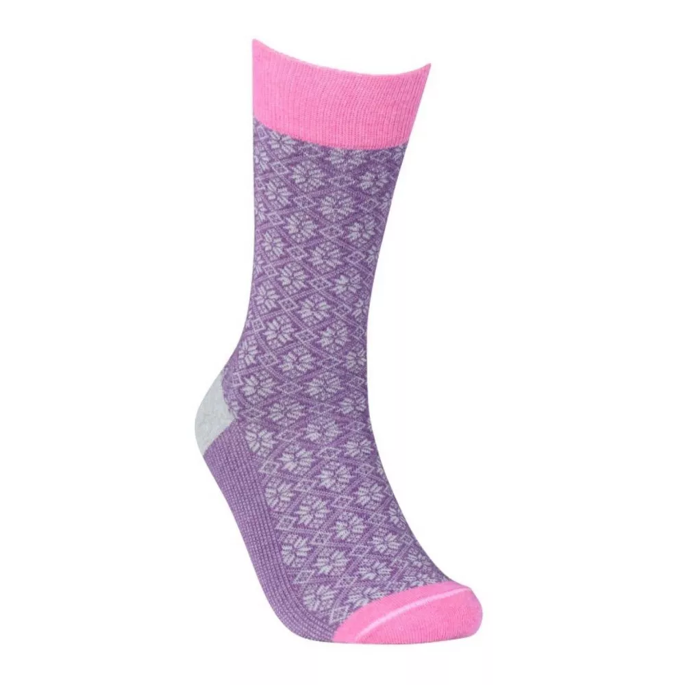 Носки с узором «Снежинка» фиолетового цвета от Sock Panda (женские размеры, взрослые, средние)
Носки с узором «Снежинка» фиолетового цвета от Sock Panda (женские размеры, взрослые, средние)