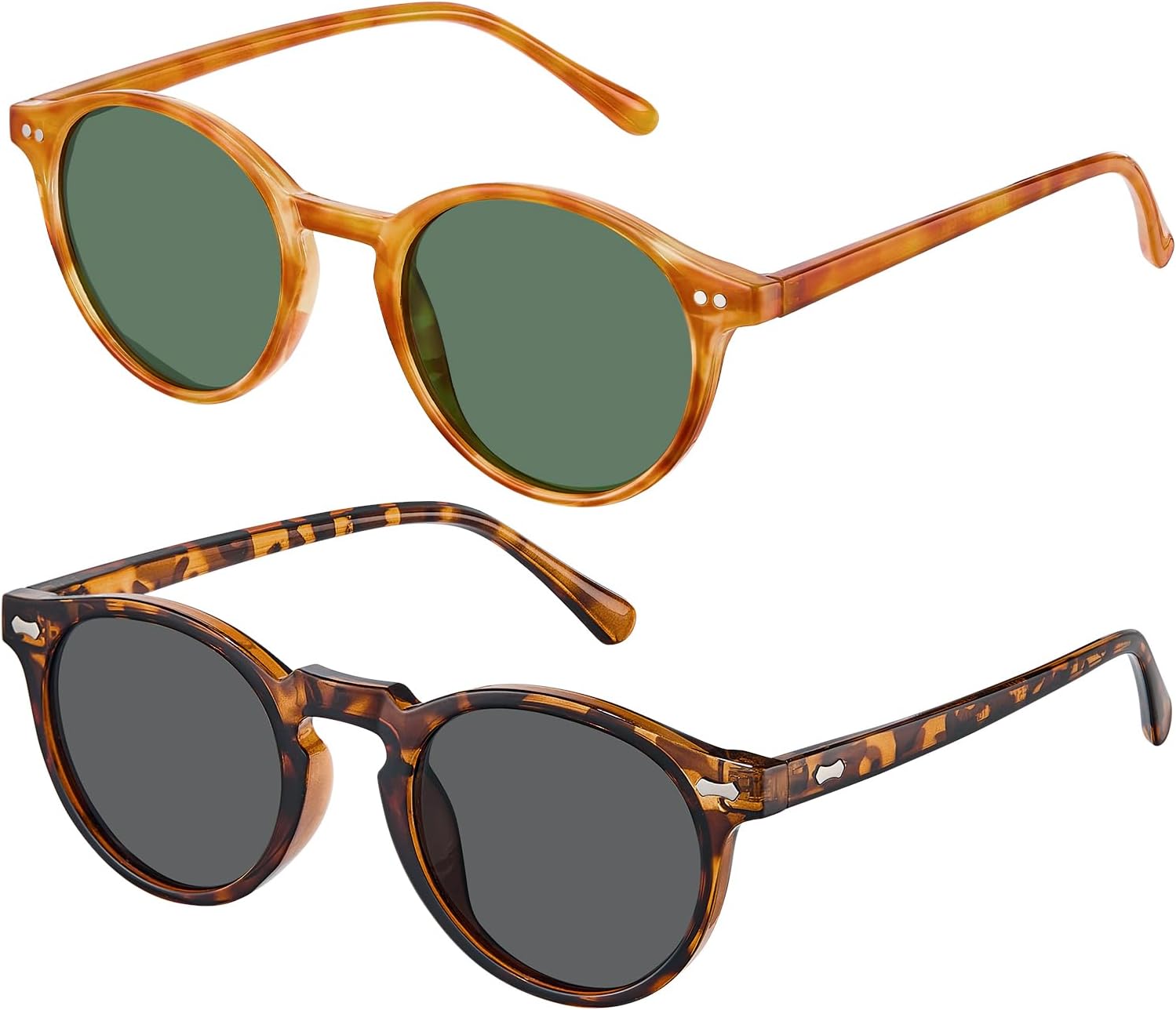 Солнцезащитные очки STGATN для женщин с небольшим лицом, поляризованные, круглые, в стиле ретро, легкие, из материала TR90, с защитой от УФ-излучения UV400, 1. Tortoise Grey Lens + Green Lens
Солнцезащитные очки STGATN для женщин с небольшим лицом, поляризованные, круглые, в стиле ретро, легкие, из материала TR90, с защитой от УФ-излучения UV400, 1. Tortoise Grey Lens + Green Lens
