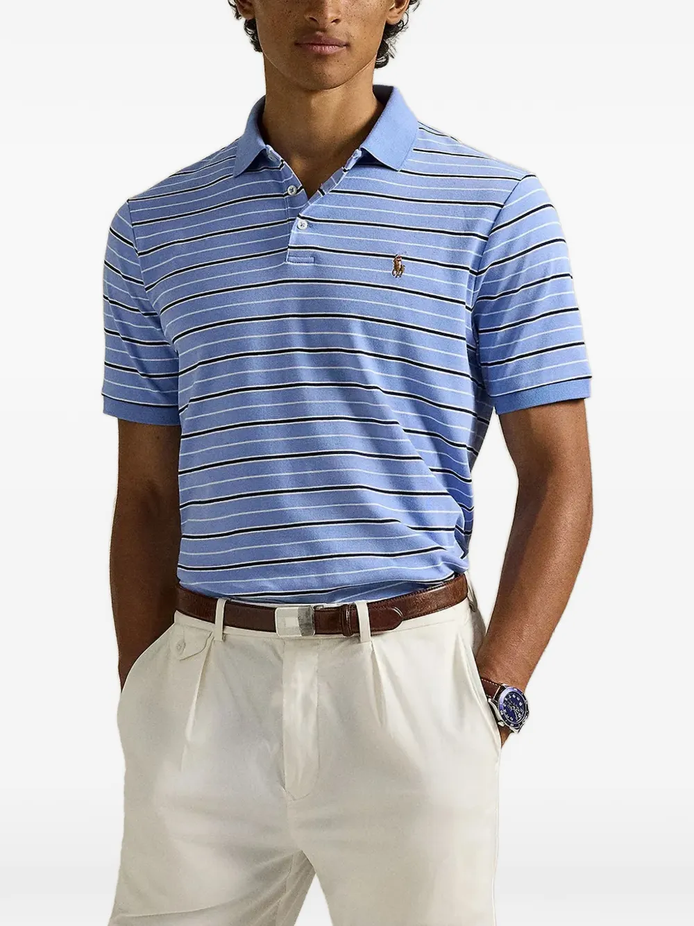 Поло в полоску Polo Ralph Lauren, синий
Поло в полоску Polo Ralph Lauren, синий