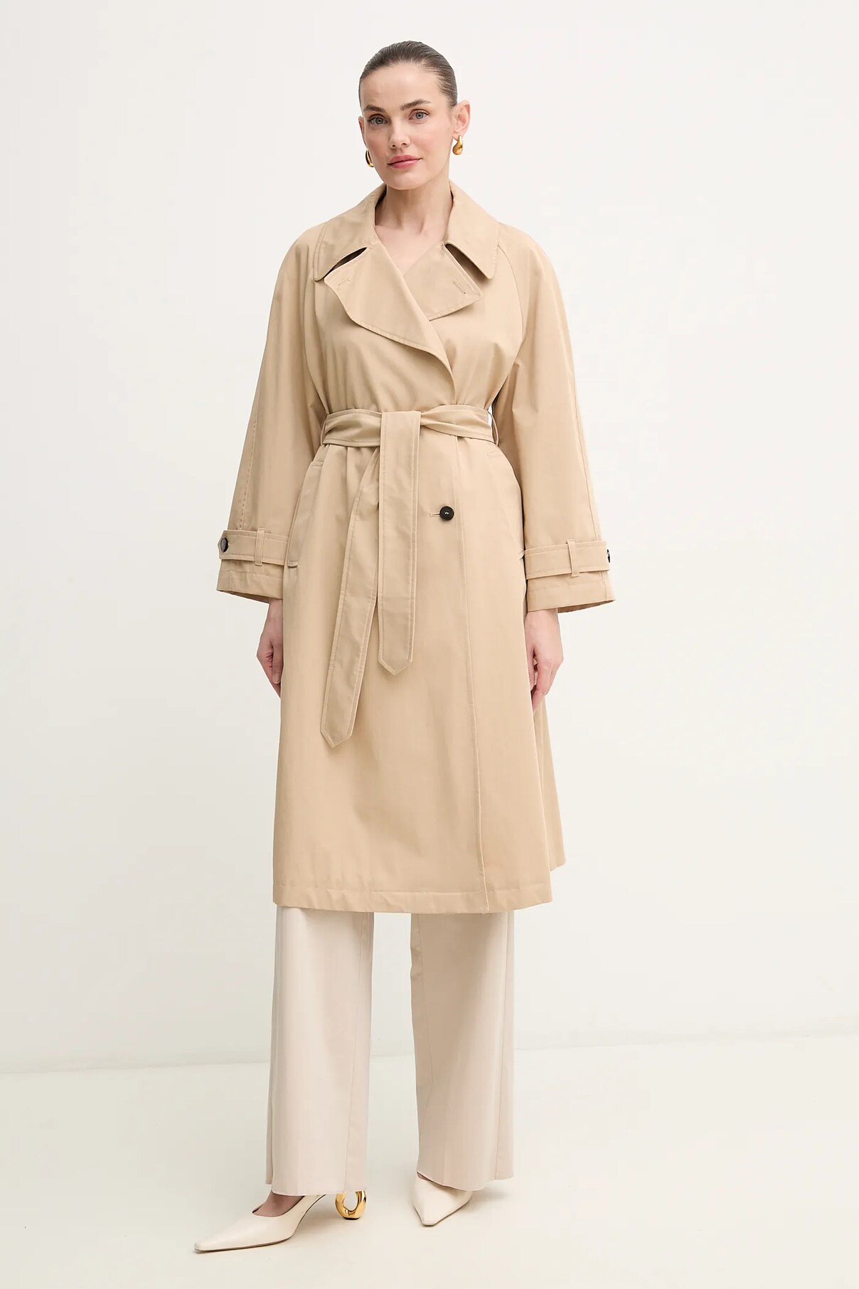 Тренч из хлопка GROLLA Marella, бежевый
Тренч из хлопка GROLLA Marella, бежевый