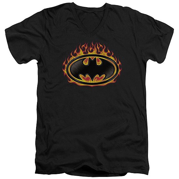 Футболка с V-образным вырезом Batman bat flames shield Licensed Character
Футболка с V-образным вырезом Batman bat flames shield Licensed Character