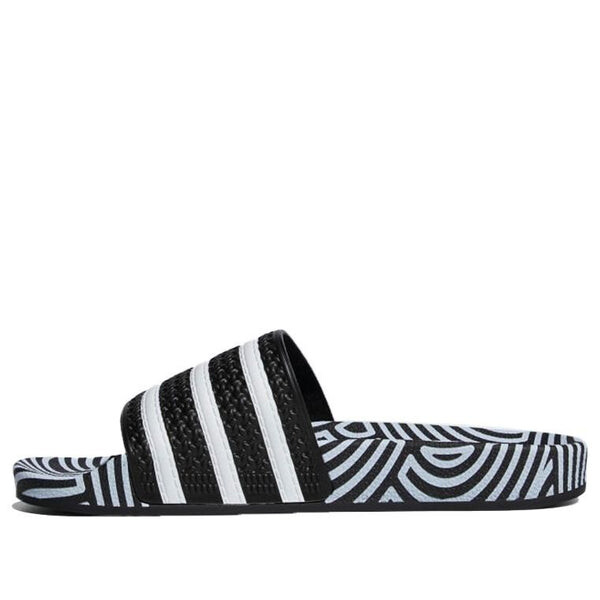 Тапочки hirocoledge x adilette slides 'takahashi hiroko - black white' Adidas, черный
Тапочки hirocoledge x adilette slides 'takahashi hiroko - black white' Adidas, черный