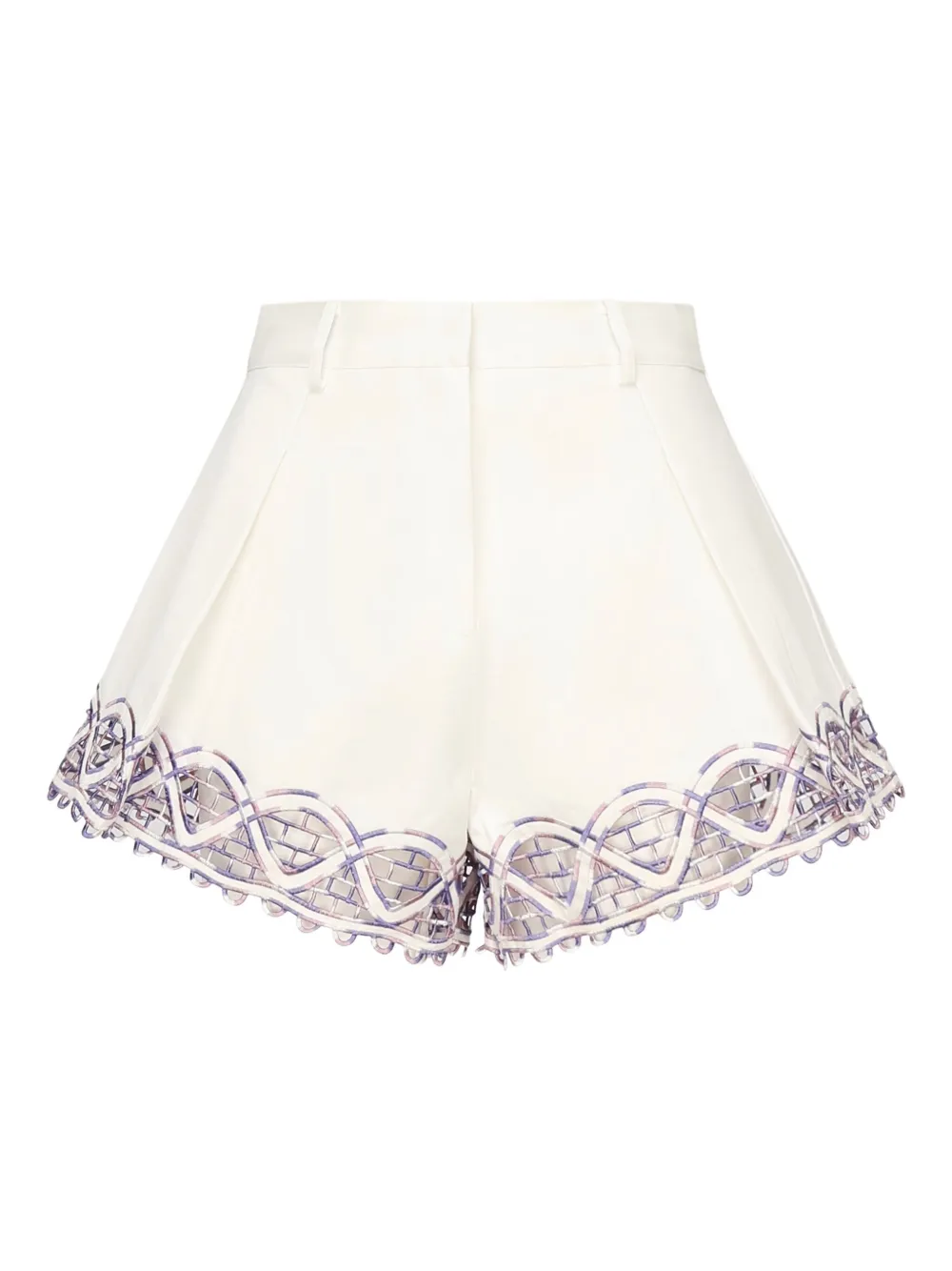 Шорты с вышивкой и складками Celia B, белый
Шорты с вышивкой и складками Celia B, белый
