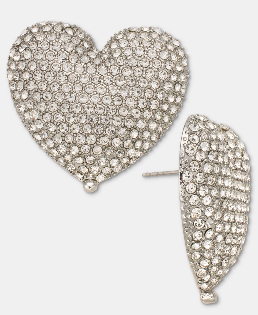 Серьги-подвески в форме сердца с инкрустацией бриллиантами INC International Concepts, Silver
Серьги-подвески в форме сердца с инкрустацией бриллиантами INC International Concepts, Silver