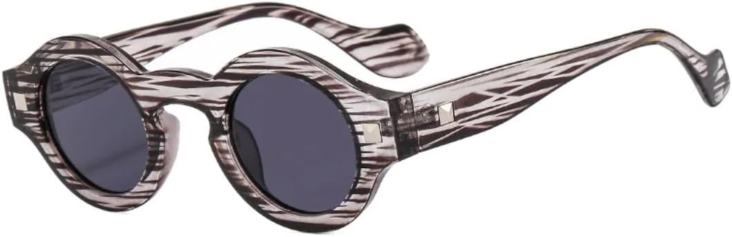 Винтажные маленькие круглые солнцезащитные очки для женщин и мужчин, модные женские солнцезащитные очки класса люкс с защитой от УФ-излучения UV400 SZVVBKK, Stripe Black
Винтажные маленькие круглые солнцезащитные очки для женщин и мужчин, модные женские солнцезащитные очки класса люкс с защитой от УФ-излучения UV400 SZVVBKK, Stripe Black