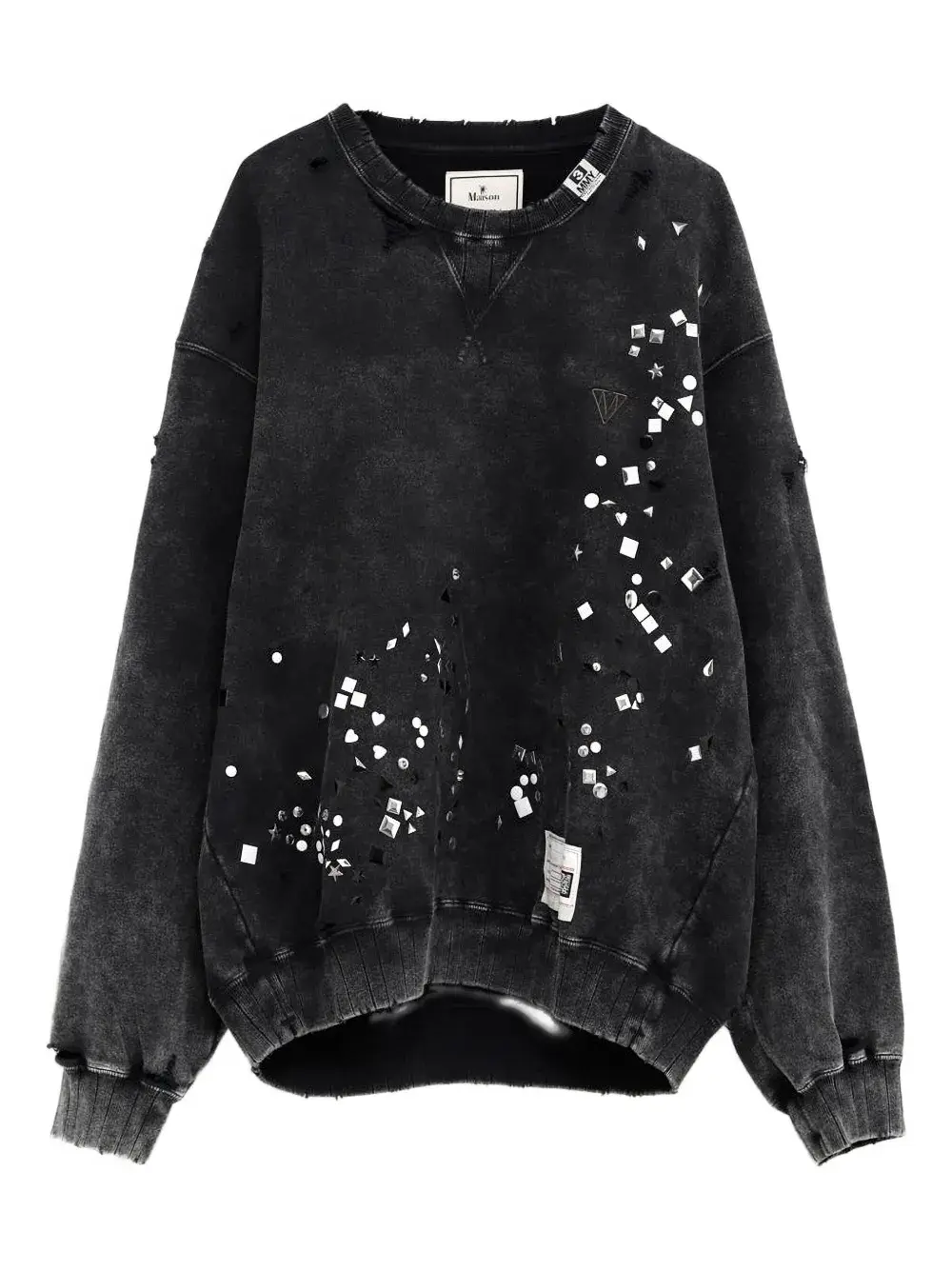 Джемпер с круглым вырезом Maison Mihara Yasuhiro, черный
Джемпер с круглым вырезом Maison Mihara Yasuhiro, черный