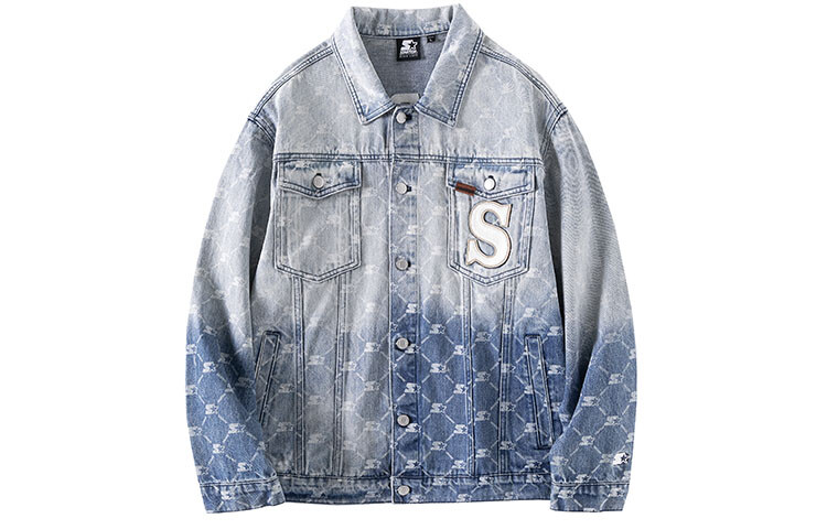 Джинсовая куртка унисекс деним синий Starter
Джинсовая куртка унисекс деним синий Starter