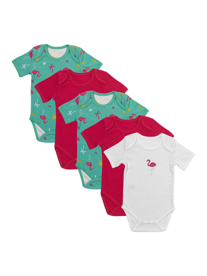 Schlummersack Детские бодики с короткими рукавами из органического хлопка, 5 штук, розовые
Schlummersack Детские бодики с короткими рукавами из органического хлопка, 5 штук, розовые