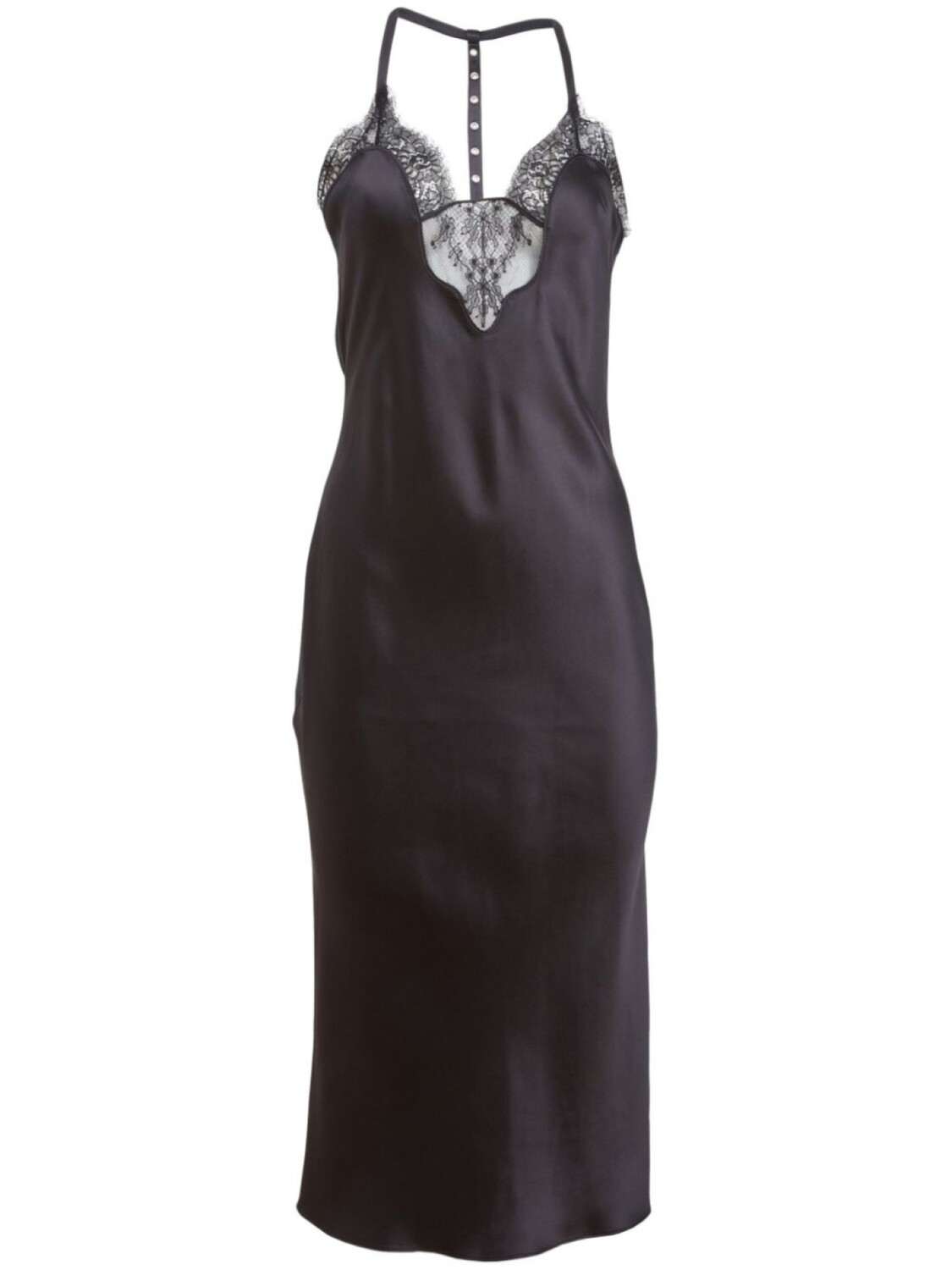 Fleur Du Mal платье-комбинация с кружевом, черный
Fleur Du Mal платье-комбинация с кружевом, черный