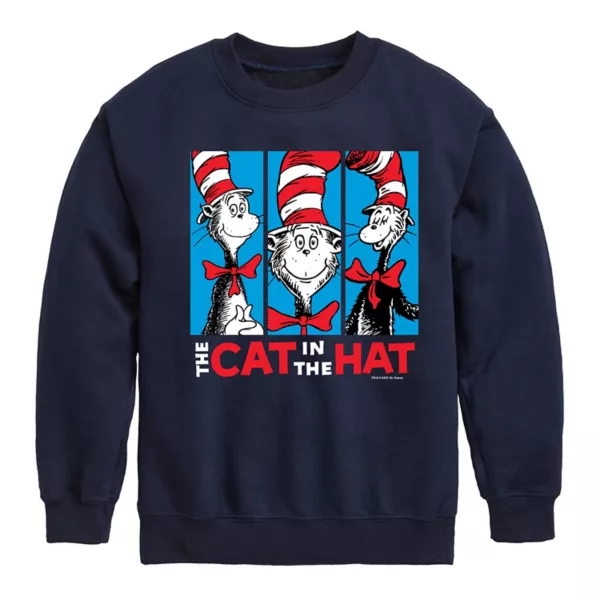 Мальчики 8-20 лет, флисовая толстовка с изображением кота в шляпе Доктора Сьюза. Licensed Character, синий
Мальчики 8-20 лет, флисовая толстовка с изображением кота в шляпе Доктора Сьюза. Licensed Character, синий