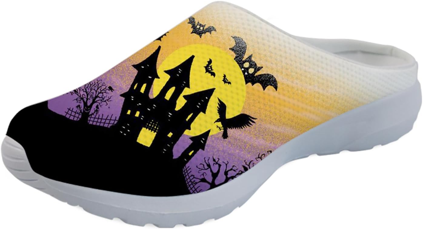 GLENLCWE Милые мужские сабо с коровьим принтом, женские прогулочные мюли, кроссовки, сетчатые мягкие садовые сабо, легкая водная обувь, Halloween Castle
GLENLCWE Милые мужские сабо с коровьим принтом, женские прогулочные мюли, кроссовки, сетчатые мягкие садовые сабо, легкая водная обувь, Halloween Castle