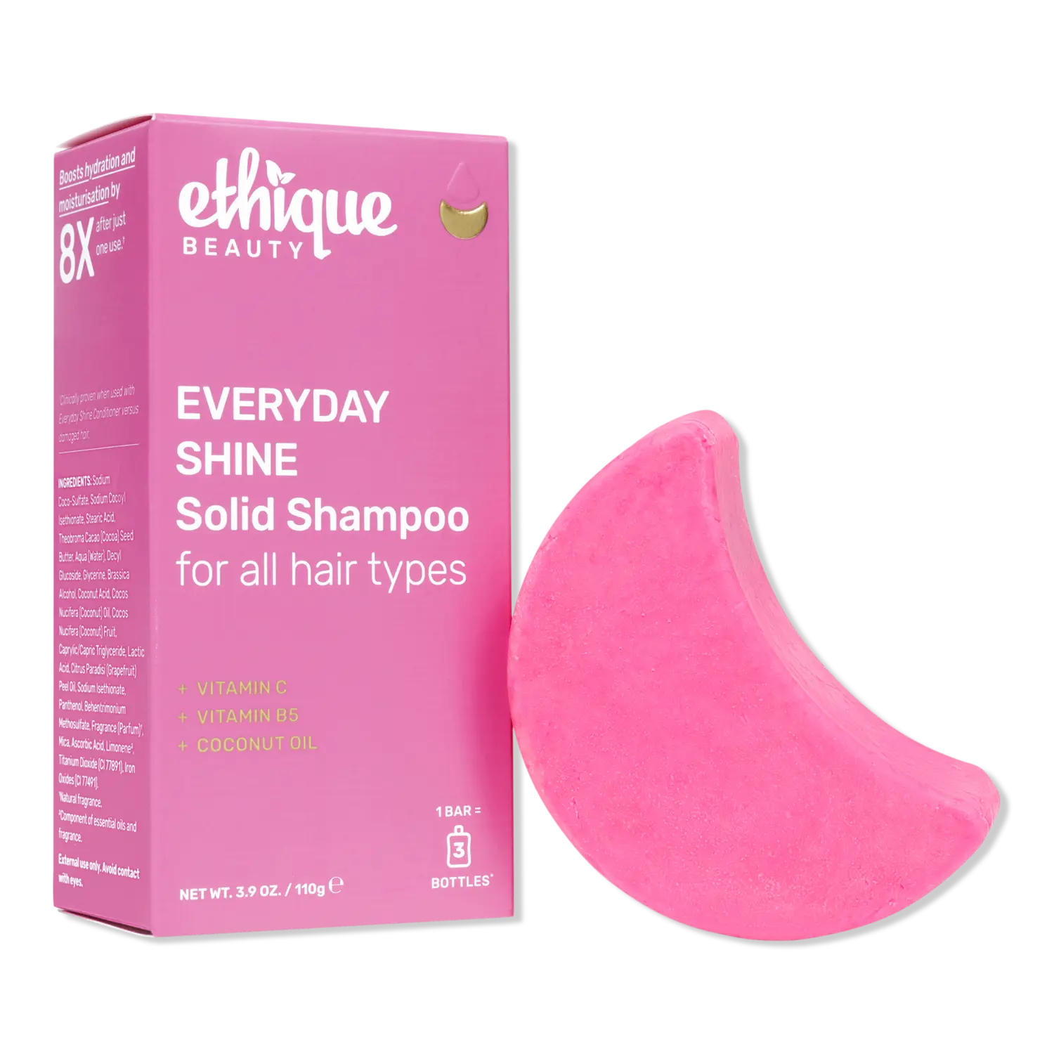 Твердый шампунь Everyday Shine Ethique Beauty
Твердый шампунь Everyday Shine Ethique Beauty